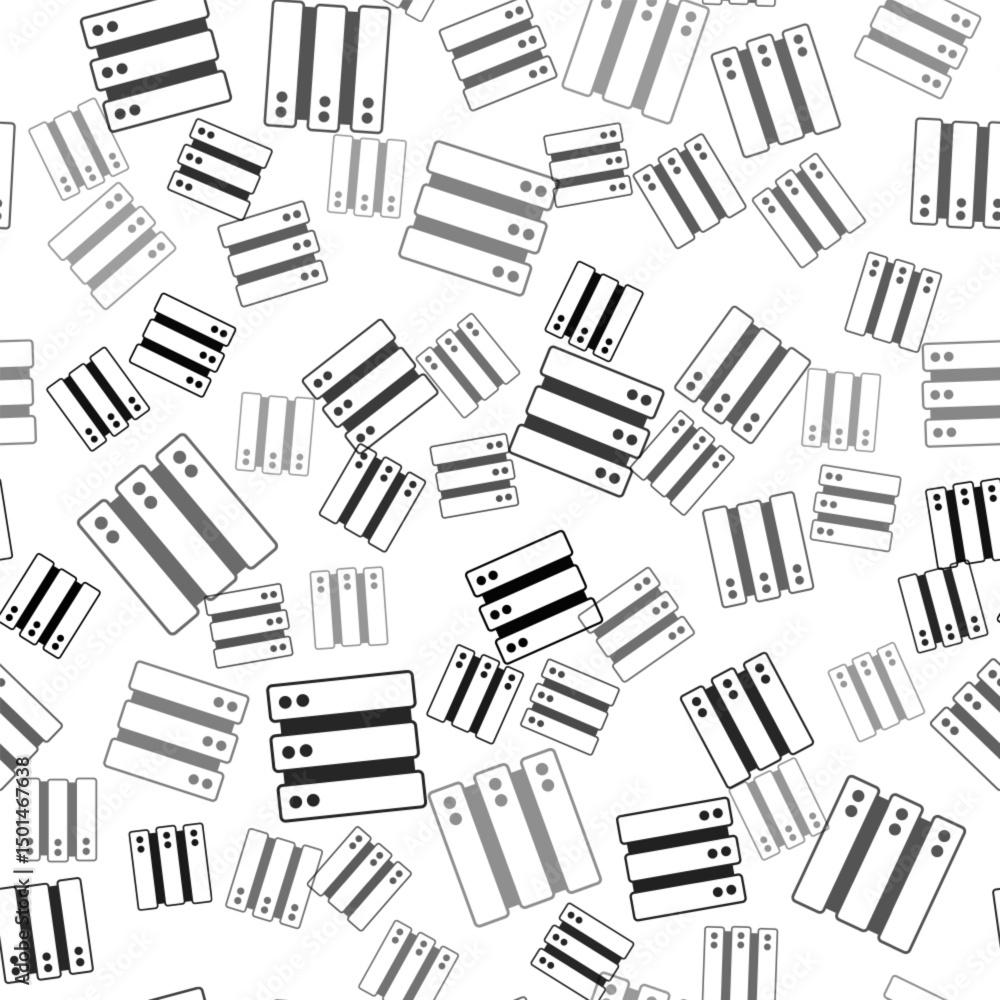 custom made wallpaper toronto digitalBlack Server, Data, Web Hosting icon isolated seamless pattern on white background. Vector