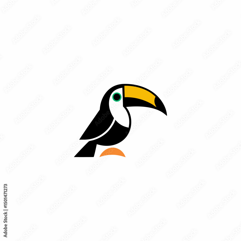 Fototapeta premium uncommon bird logo design