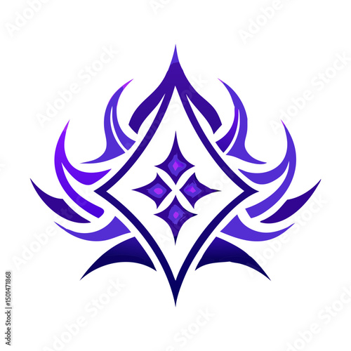 abstract  flower logo 