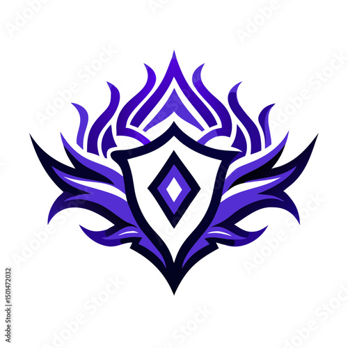 abstract  flower logo 