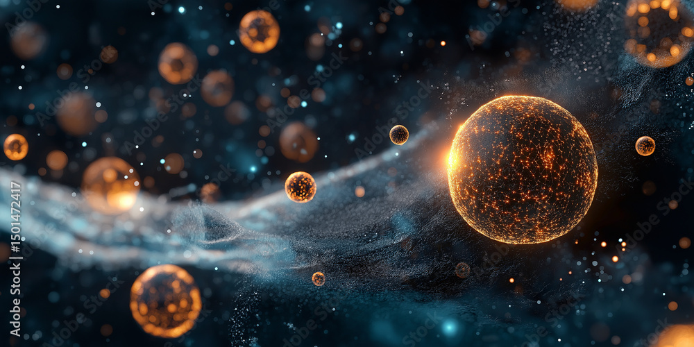 Naklejka premium Biotechnology advancements in biopharmaceuticals discoveries in cellular science and innovation