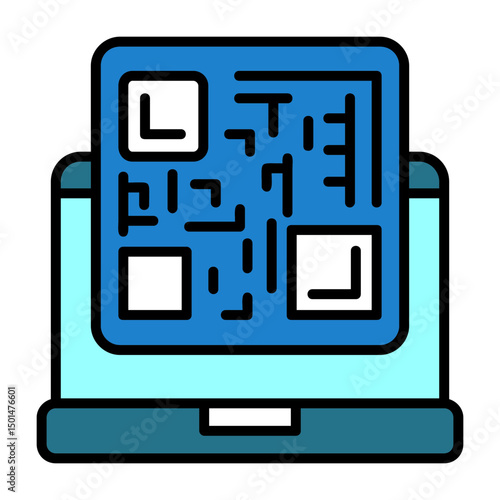 Qr code Colorful Icon