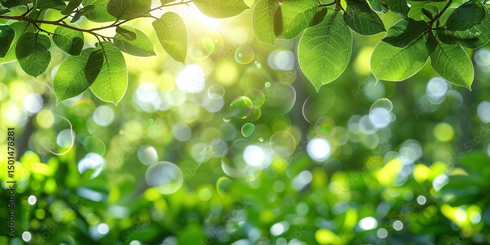 fresh green leaves fresh green leaves