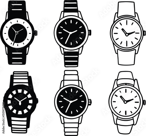 6 o'clock, clock face, time illustration, time concept, wall clock, six o'clock, vector clock, deadline time, punctuality symbol, minimalist clock, round clock, business time, productivity icon, clock