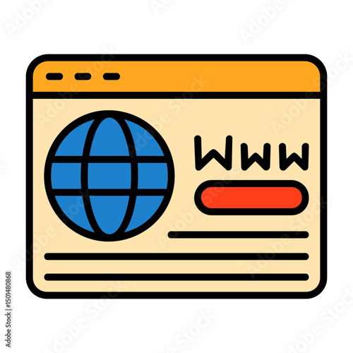 Website Colorful Icon