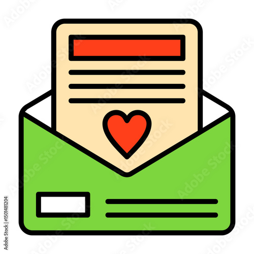 Envelope Colorful Icon