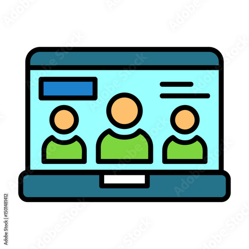 Group Colorful Icon