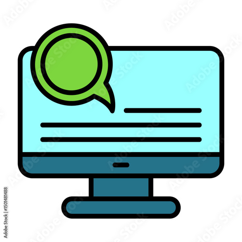 Comment Colorful Icon