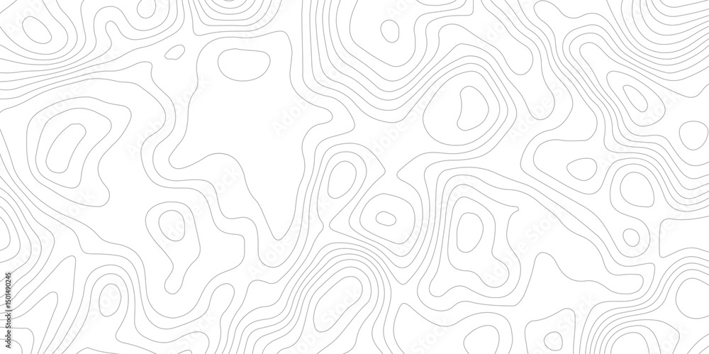Obraz premium Abstract topography contour map line and modern wavy map line design, geography map contour wave line white background. Vector illustration. 