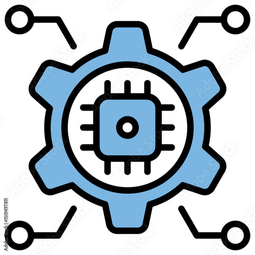 Technology Blue Black Icon