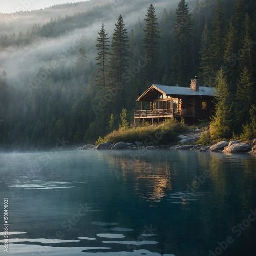 lake in the mountains