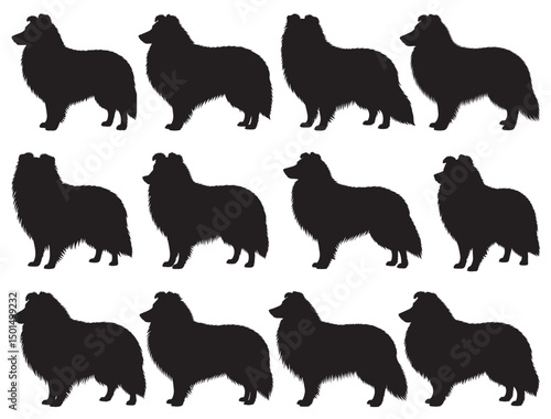 SHETLAND SHEEPDOG SILHOUETTE