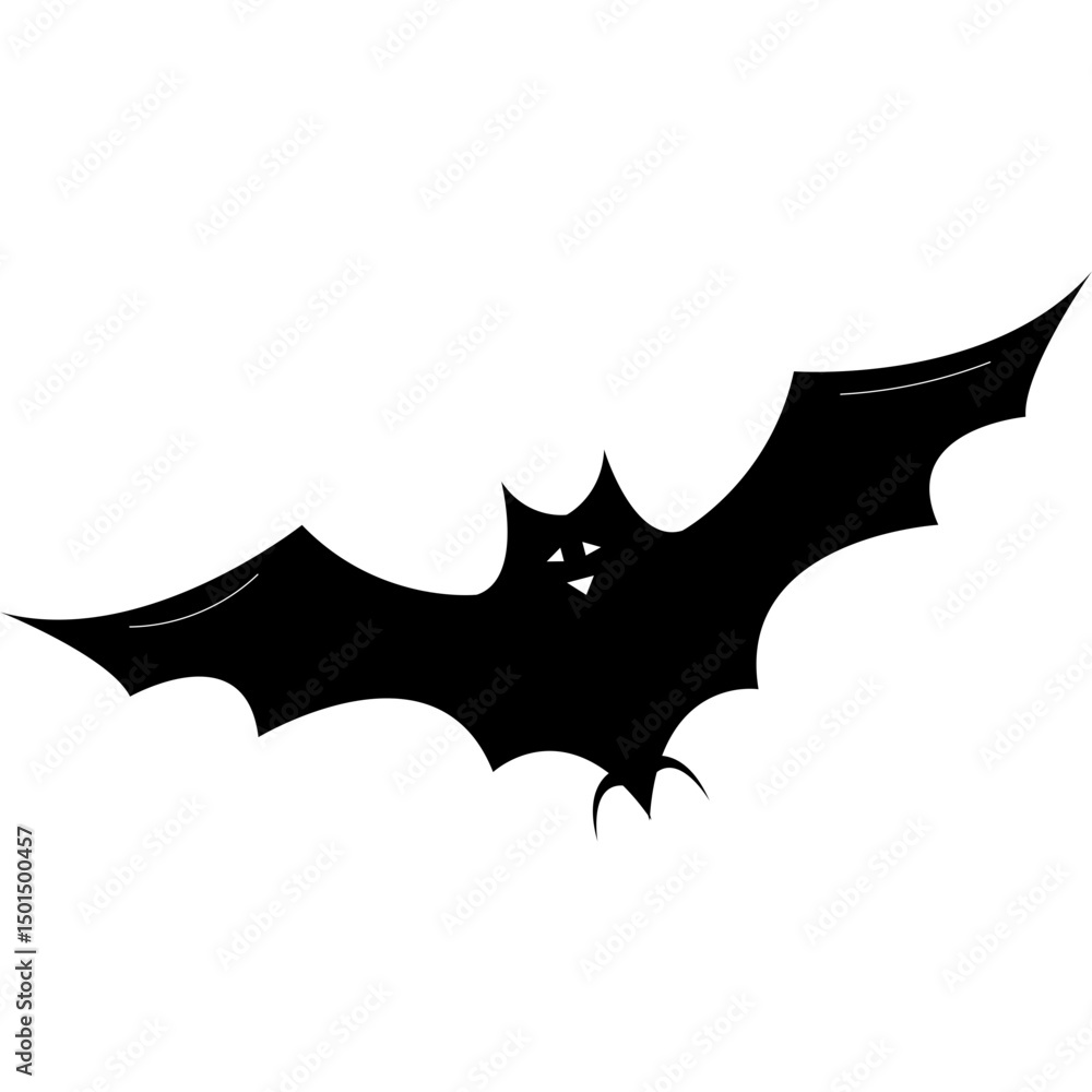 Fototapeta premium Bat Halloween Illustration