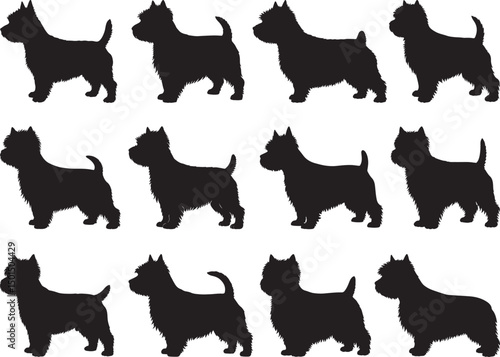 WEST HIGHLAND DOG SILHOUETTE