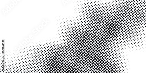 Halftone noise stipple pointillism background. Grain gradient texture background with dots. Dots. Vector.