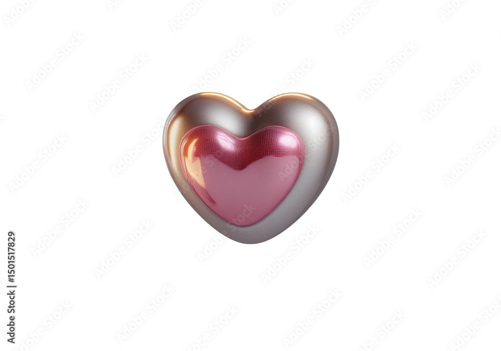 3D Heart Emoji in Vibrant Red with Realistic Lighting and Glossy Finish, Png 3D Heart Emoji in Vibrant Red with Realistic Lighting and Glossy Finish, Png