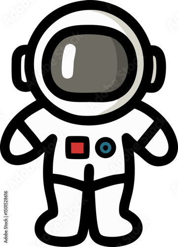 trendy space illustration