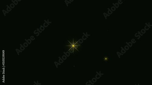 Wallpaper Mural Blinking retro vector twinkling stars animated black screen. Shiny multiple stars sparkle, 4k star field animation, sparkling stars overlay. Twinkling twinkle of light. Animated starry sky background. Torontodigital.ca