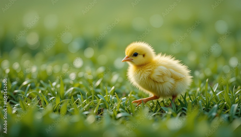 baby chicken in grass baby chicken in grass
