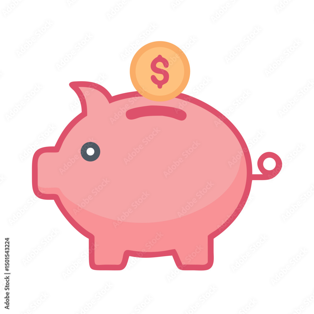 Finance line icon set of money, wallet, banking tools, currency symbols, investment chart, financial services, piggy bank, dollar thin linear illustration. Finance line icon set of money, wallet, banking tools, currency symbols, investment chart, financial services, piggy bank, dollar thin linear illustration.