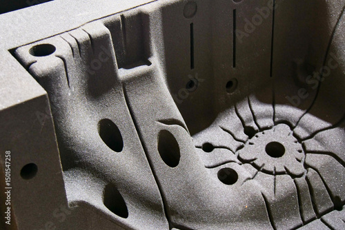 Surface texture of the sand mold