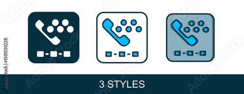 Filled outline Taxi call telephone service icon isolated on white background. Taxi for smartphone. Vector