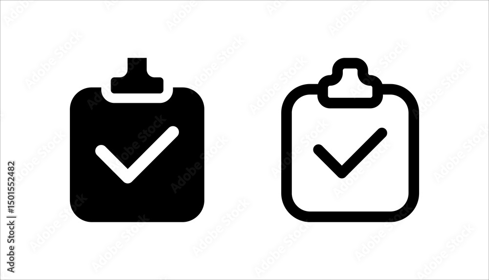 Obraz premium Project planning icon. Flowchart on clipboard. Outline style. Vector. Isolate on white background.