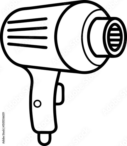 hair dryer vector illustration