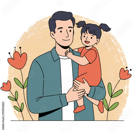 Father and daughter 