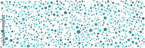 Light BLUE vector modern geometrical circle abstract background. Dotted texture template. Geometric pattern in halftone style with gradient.