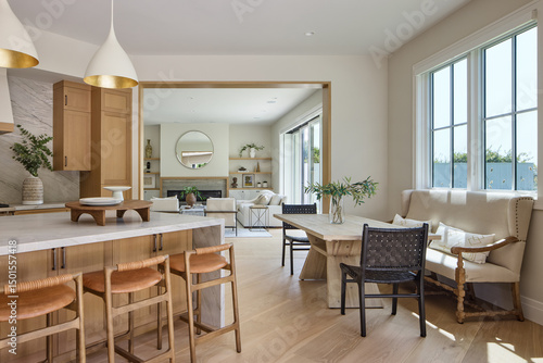 Kitchen and breakfast nook
