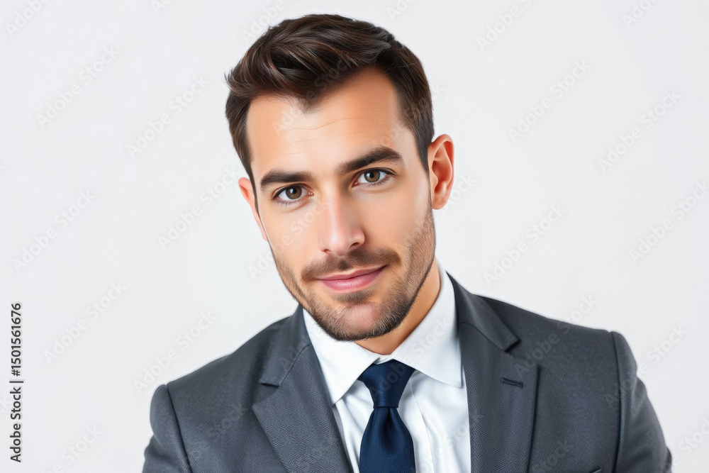 Confident Businessman Portrait Close-up Confident Businessman Portrait Close-up