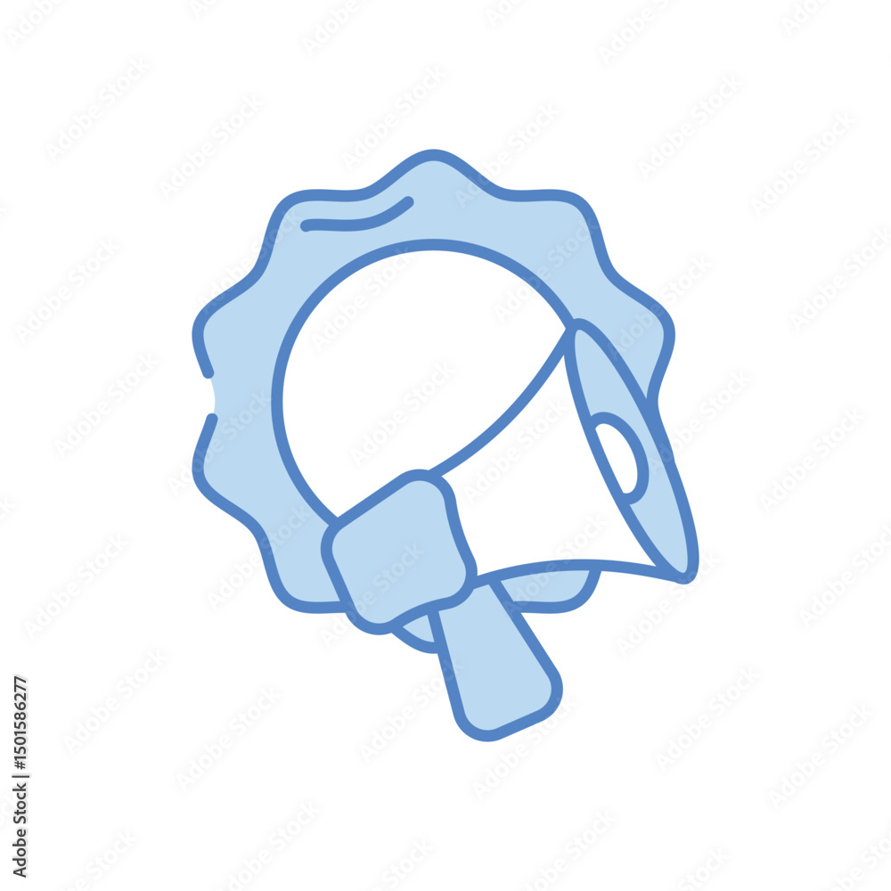 Fototapeta premium Branding Awareness icon vector stock illustration