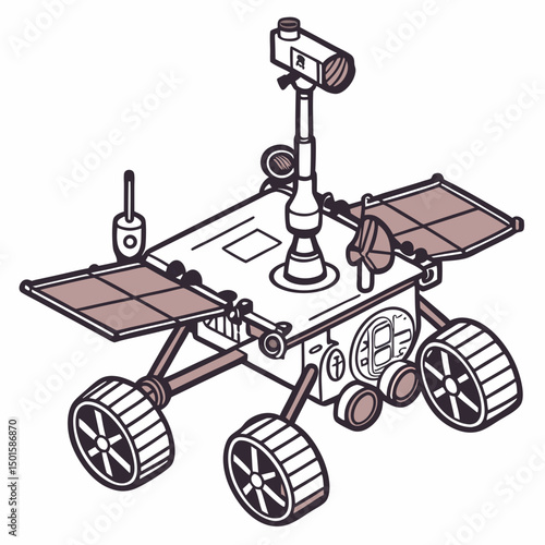 Mars rover exploration robotic vehicle design