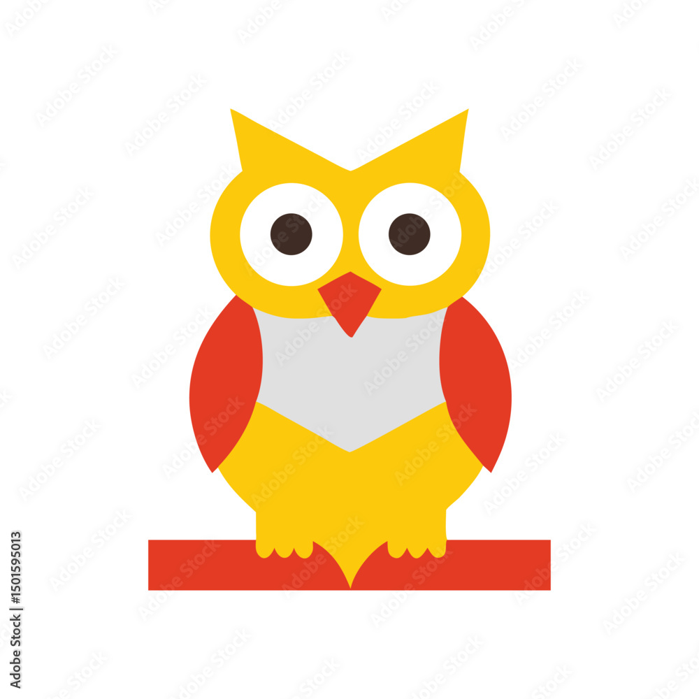 Back to School Owl Vector – Reading and Study Illustration Back to School Owl Vector – Reading and Study Illustration