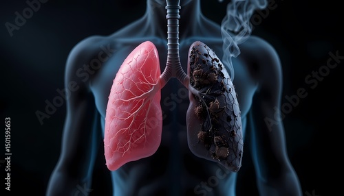 The Truth in Two Lungs: Healthy vs. Smoker's Lung