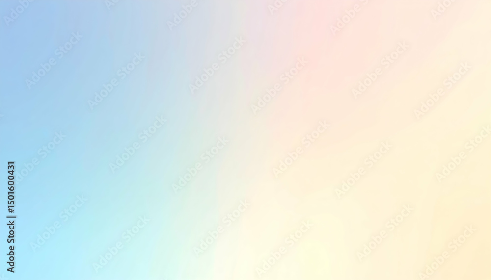 Fototapeta premium Soft Pastel Gradient Background with Smooth Color Transitions
