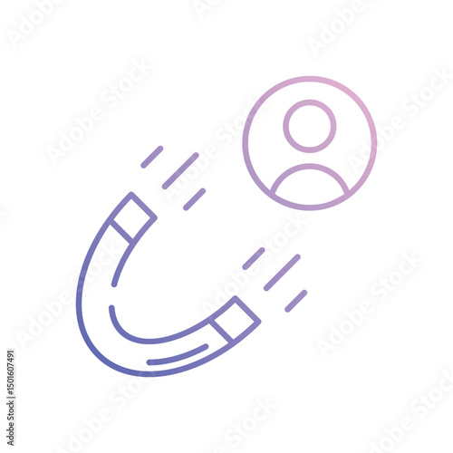 Attraction  icon vector stock illustration