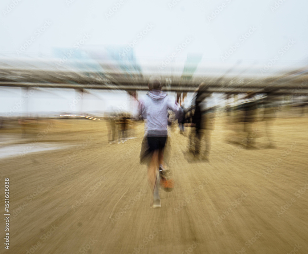 Fototapeta premium man running