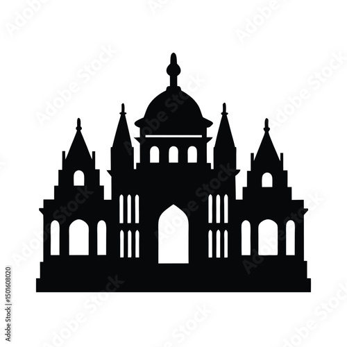 Wallpaper Mural Architectural Elements Sleek Vector Silhouette Torontodigital.ca