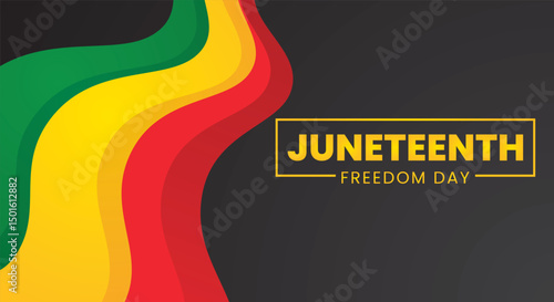 Juneteenth freedom day, Emancipation day celebrated Poster