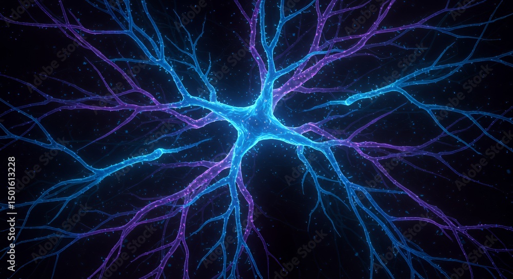 custom made wallpaper toronto digitalNeurons Network: A Microscopic View of Brain Cell Connections