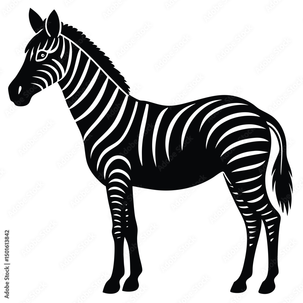Fototapeta premium zorse vector sihouette