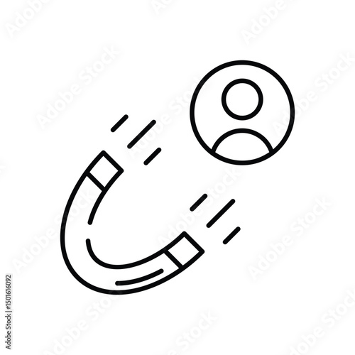Attraction  icon vector stock illustration