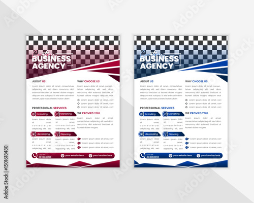 minimal flayer design