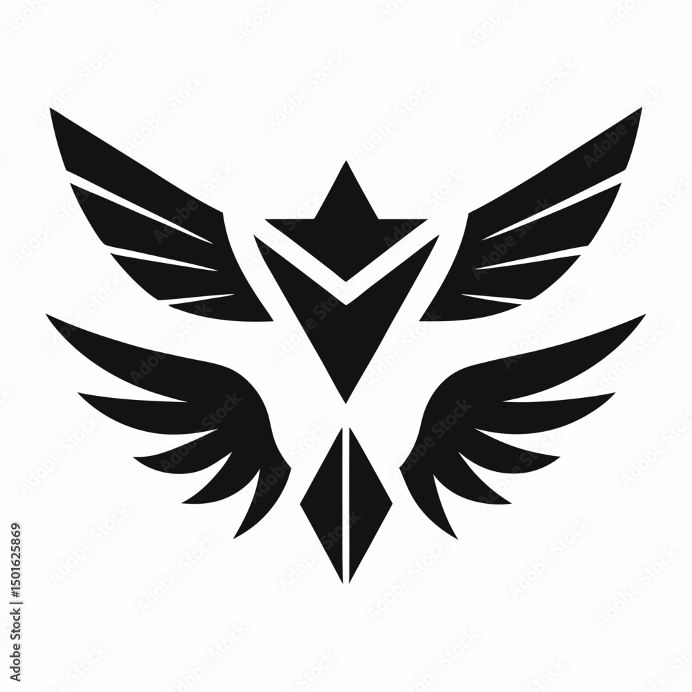 Vector Wing Logo Set – Modern Black Silhouettes for Branding, Sports & Aviation Design Vector Wing Logo Set – Modern Black Silhouettes for Branding, Sports & Aviation Design