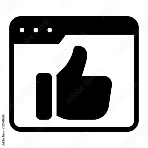 like glyph icon
