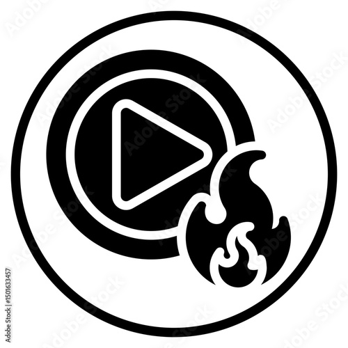 video glyph icon