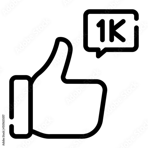 likes line icon