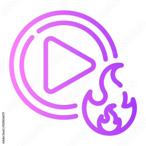 video gradient icon